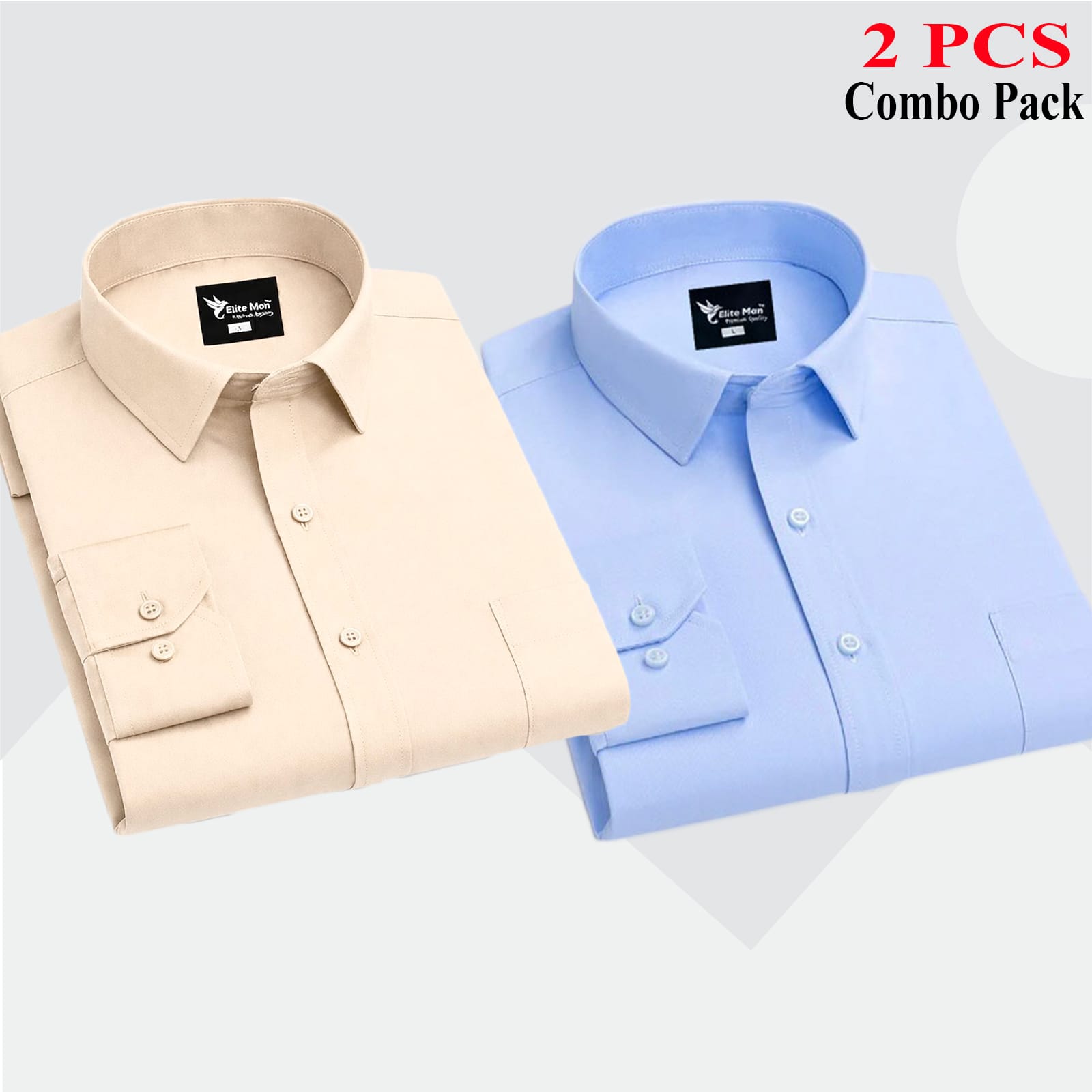 2 PCS COMBO Premium Quality Formal Shirt