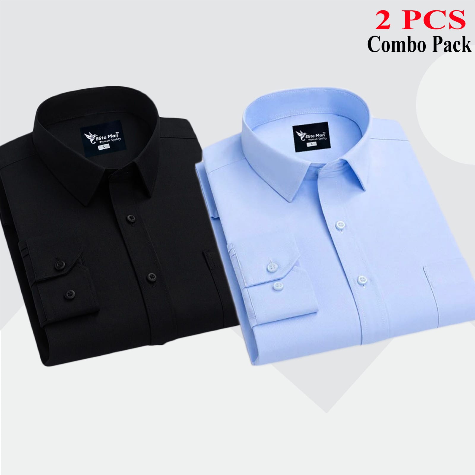 2 PCS COMBO Premium Quality Formal Shirt