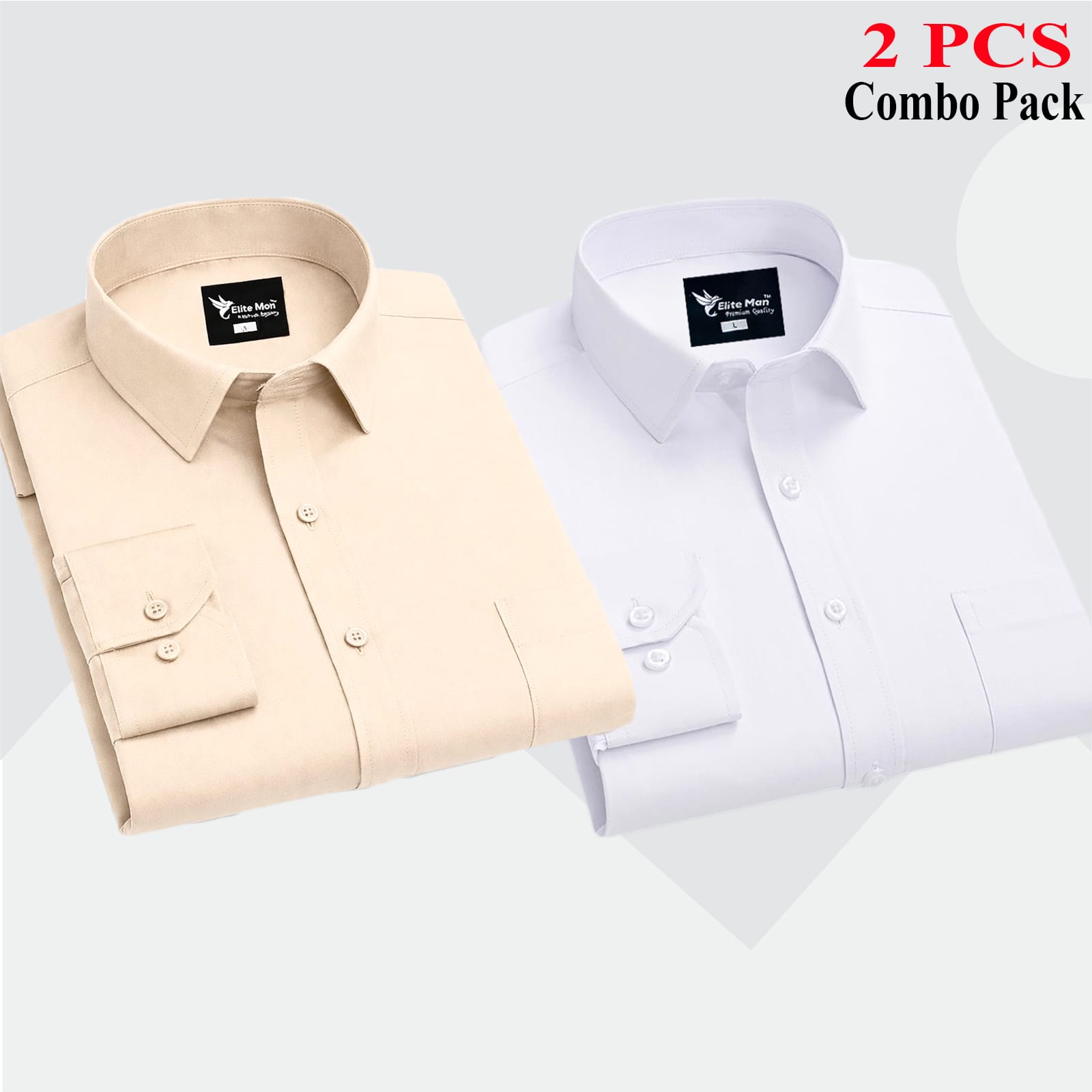2 PCS COMBO Premium Quality Formal Shirt