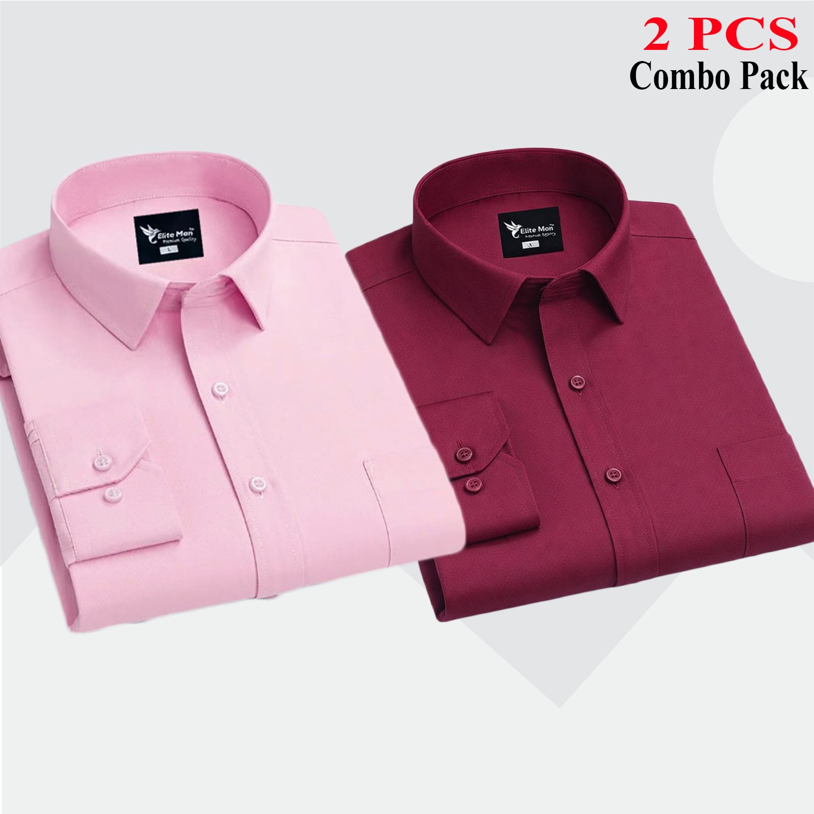 2 PCS COMBO Premium Quality Formal Shirt