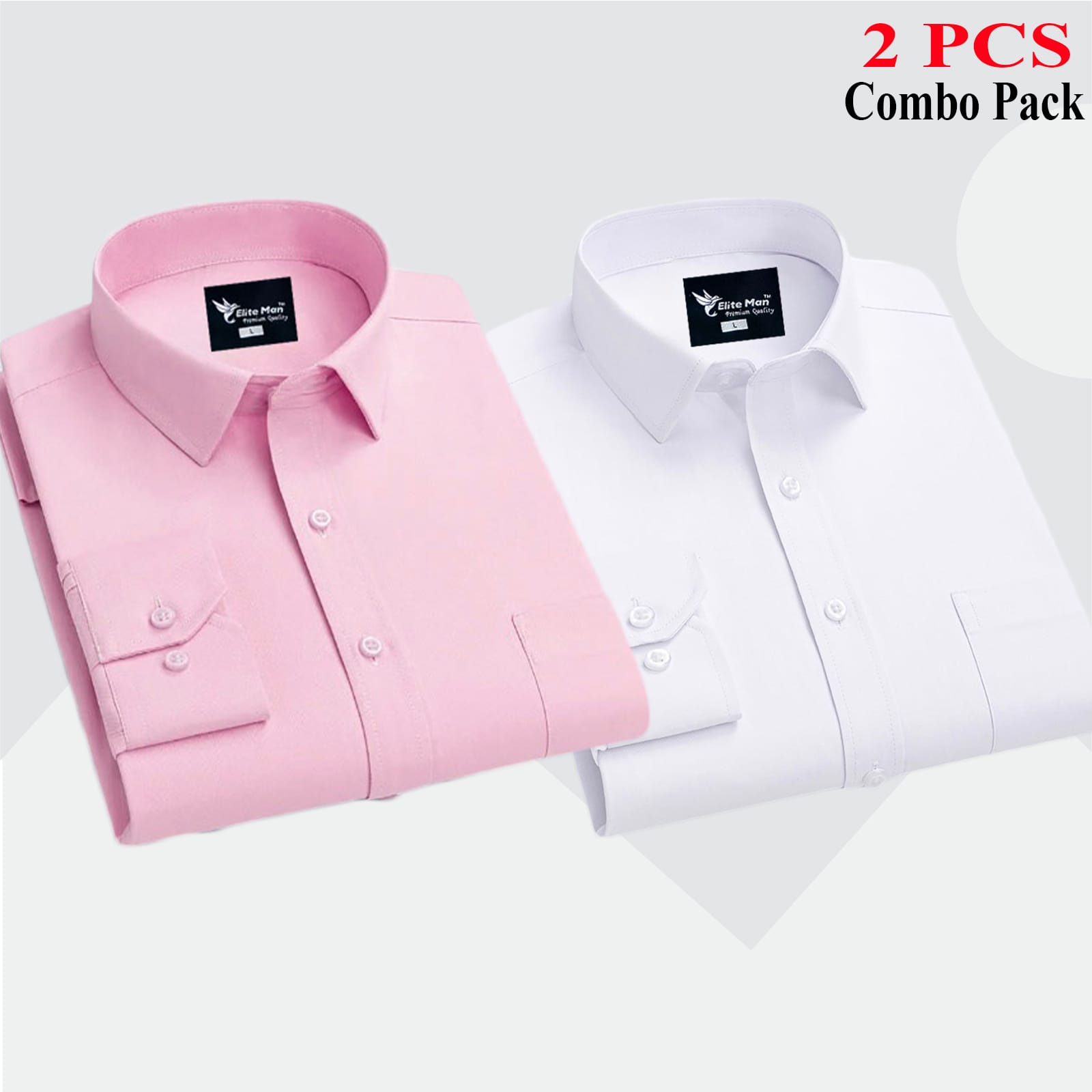 2 PCS COMBO Premium Quality Formal Shirt