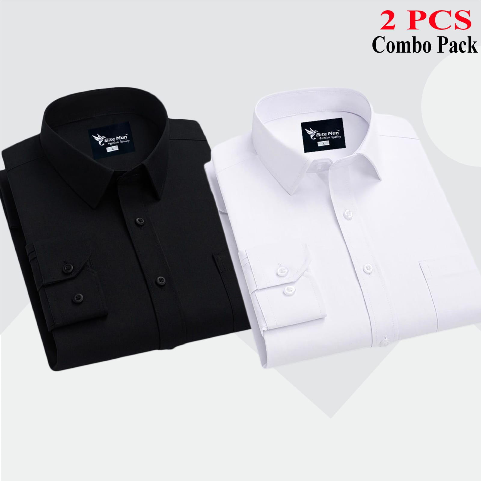 2 PCS COMBO Premium Quality Formal Shirt