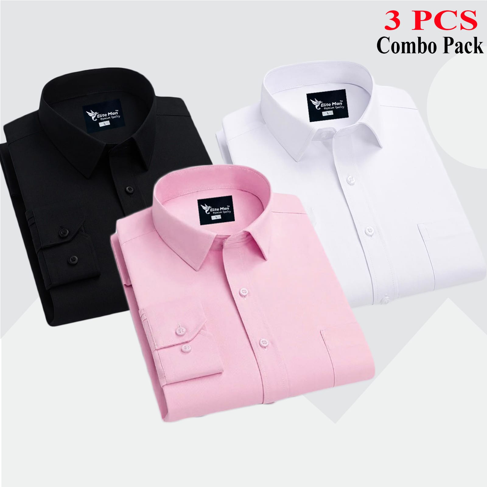 3 PCS COMBO Premium Quality Formal Shirt
