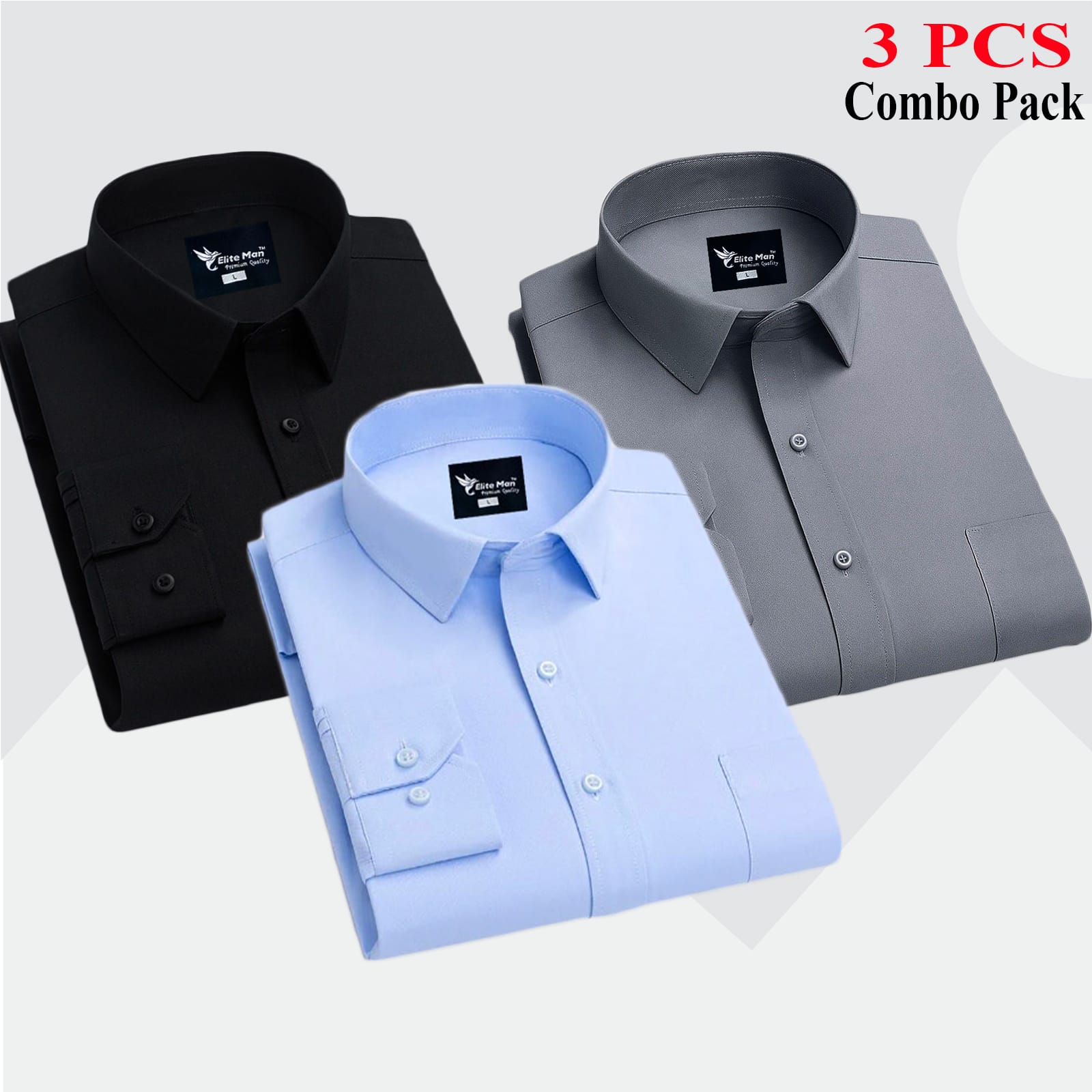 3 PCS COMBO Premium Quality Formal Shirt