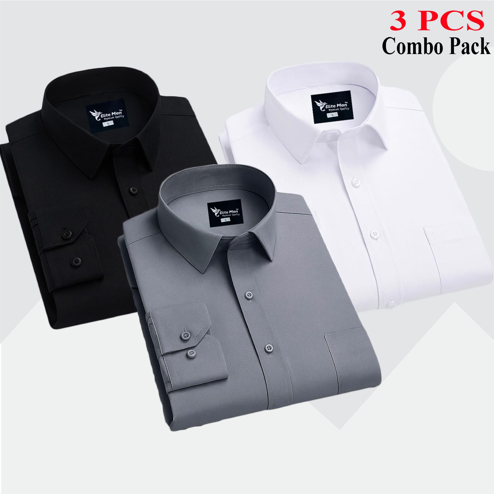 3 PCS COMBO Premium Quality Formal Shirt