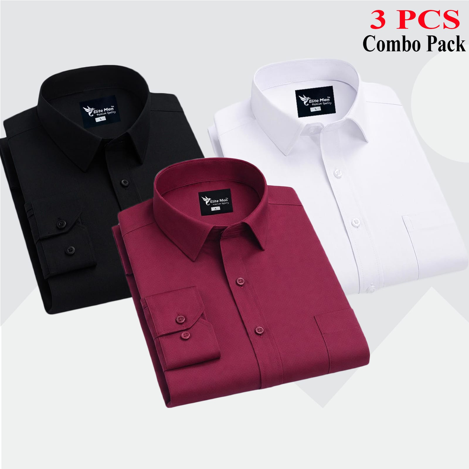 3 PCS COMBO Premium Quality Formal Shirt