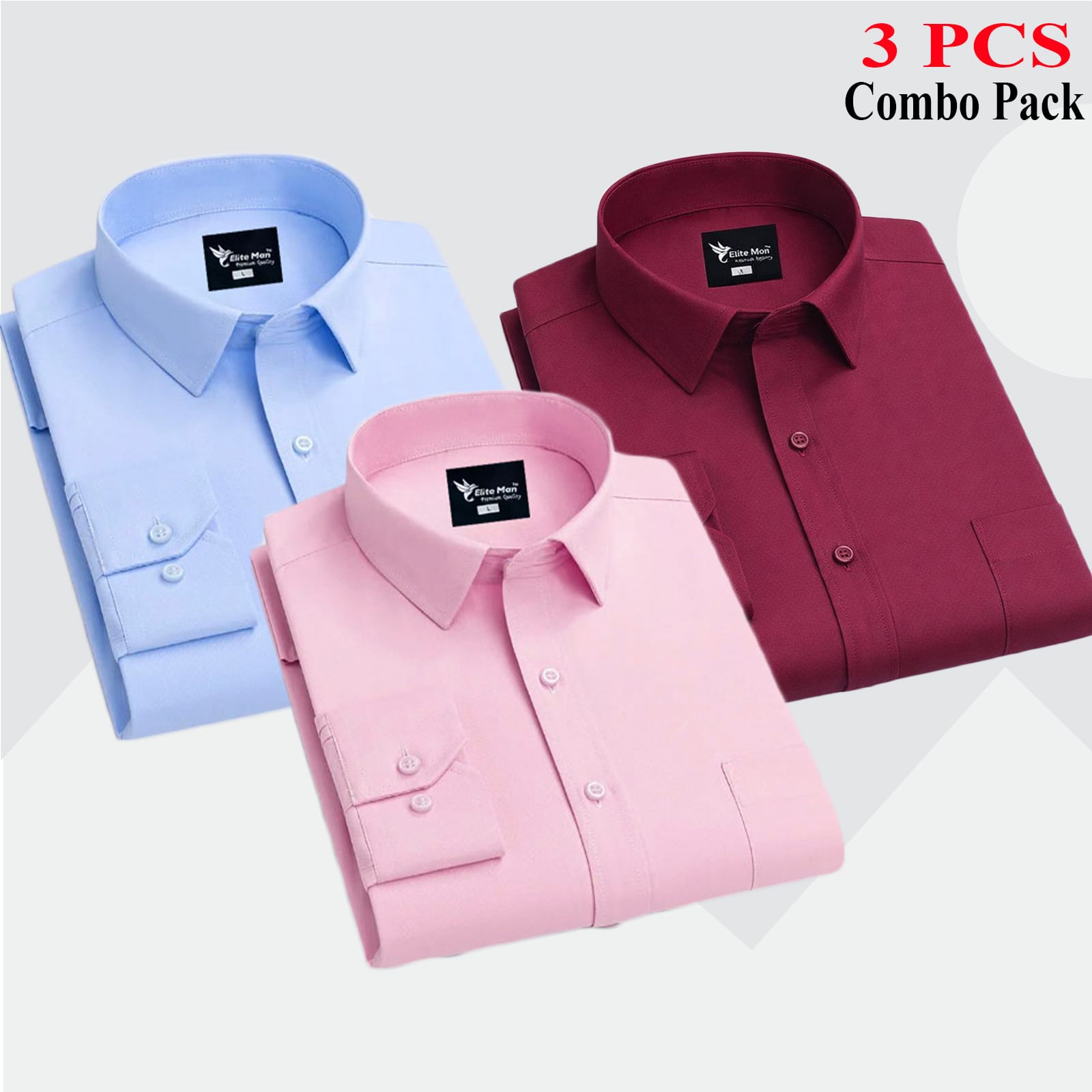 3 PCS COMBO Premium Quality Formal Shirt
